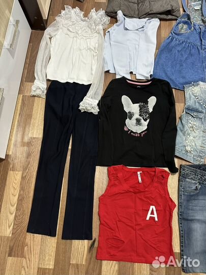 Пакет одежды на девочку 146 см