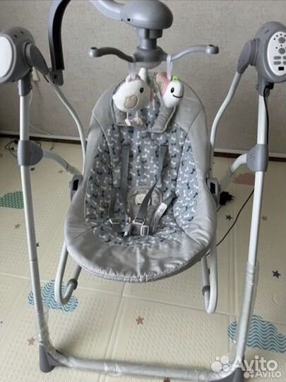 Детские электронные качели для новорожденных