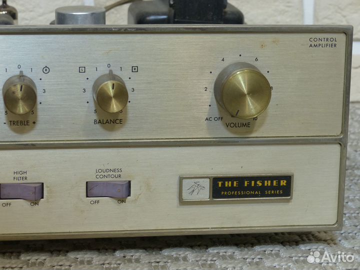 Fisher X-100-A Prof усилитель ламповый tubw 220V