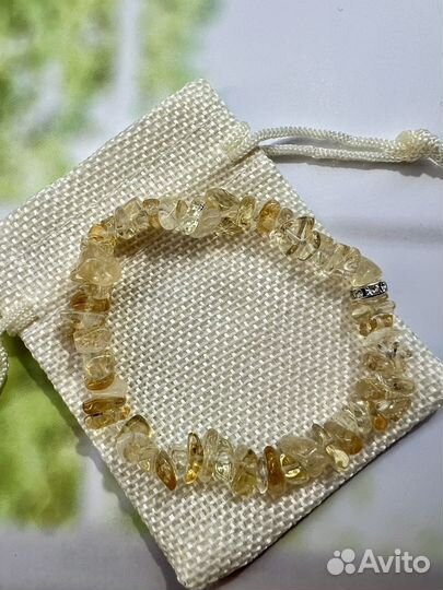 Браслет из цитрина