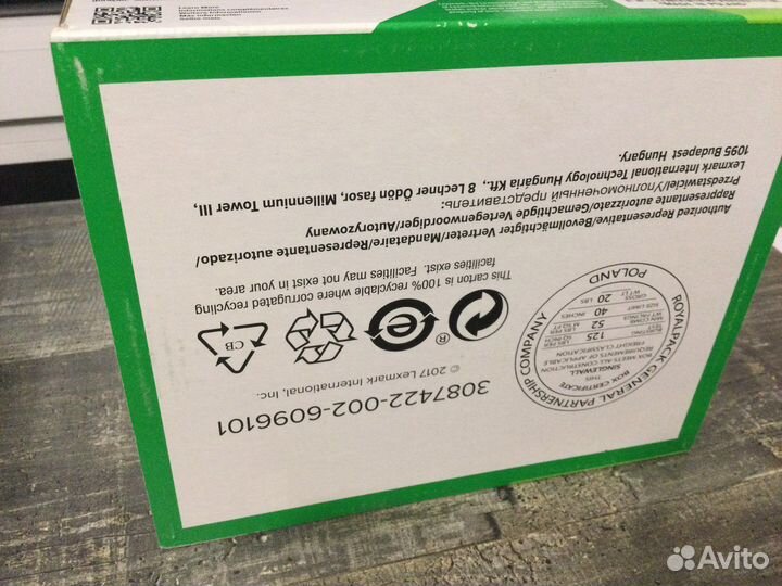 Картриджи lexmark 74C5HYE жёлтый