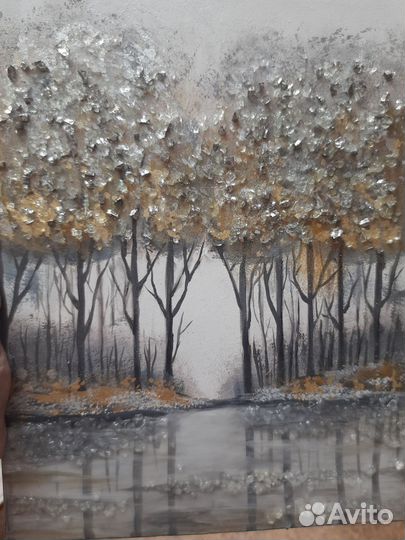 Картина выполнена на холсте 30х40