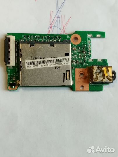 Плата LG4858 Cardreader BD, 48.4SG05.011