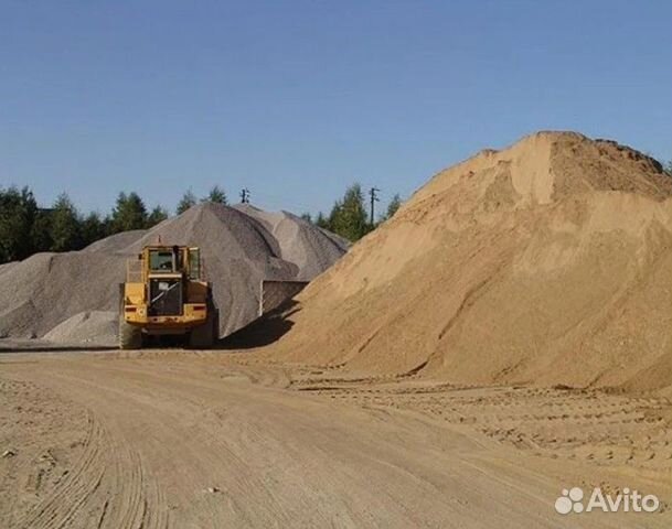 Песок строительный для насыпи и растворов