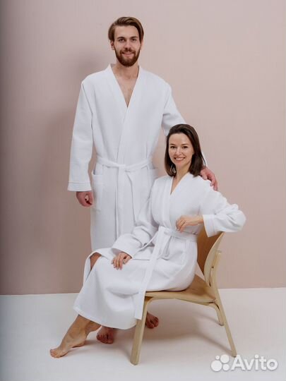 Халат вафельный оптом для гостиниц/отелей