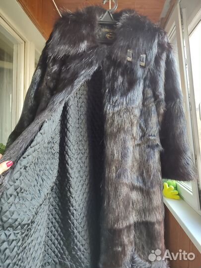 Шуба из нутрии натуральная