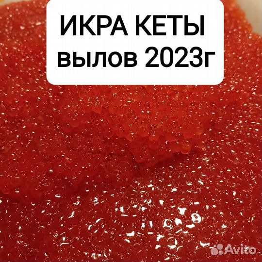 Икра красная лососевая (кета, горбуша) 2023г