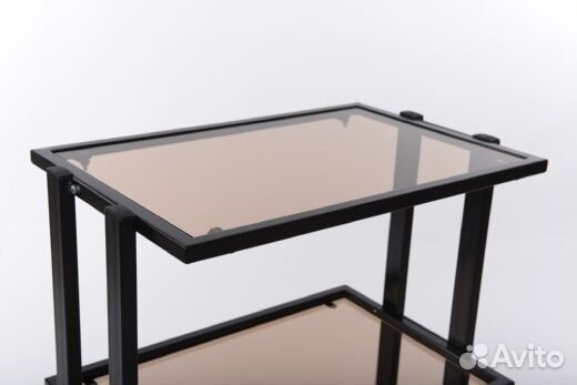 Тележка косметологическая металл/стекло