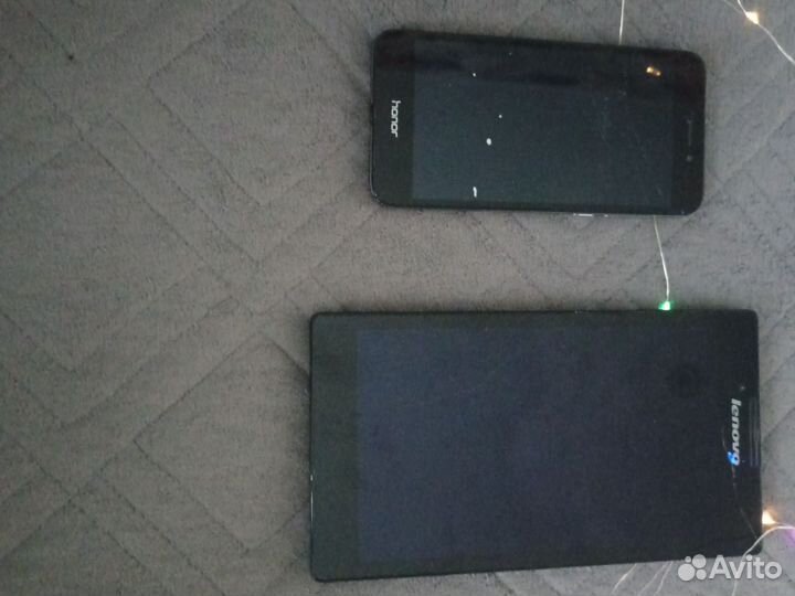 Планшет Lenovo, телефон honor