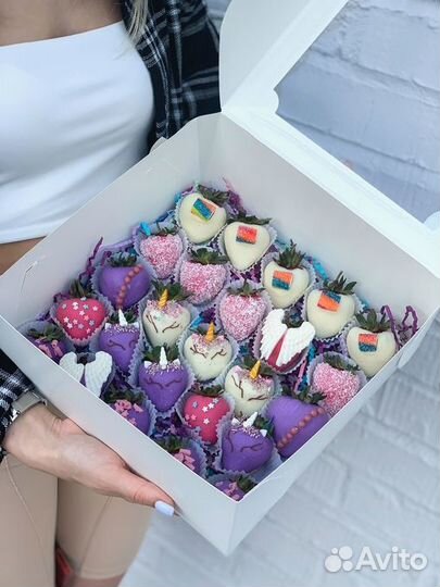 Детские наборы клубники в шоколаде