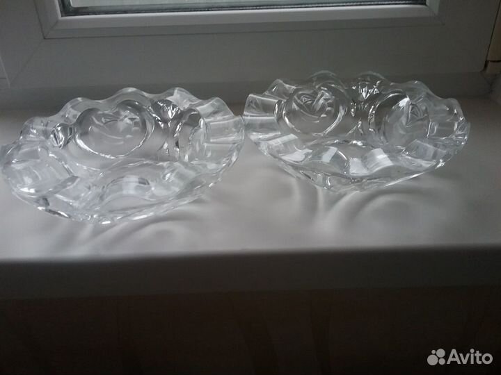 Красивые хрустальные вазы для конфет