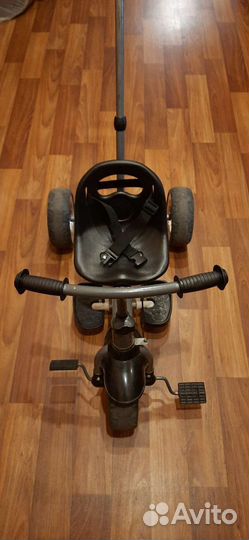 Детский 3х колесный велосипед с ручкой