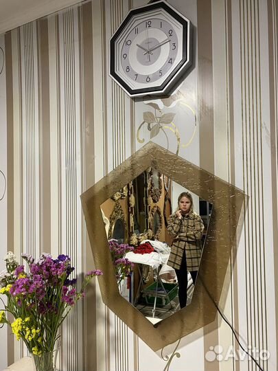 3D зеркало с подсветкой и датчиком включения :)