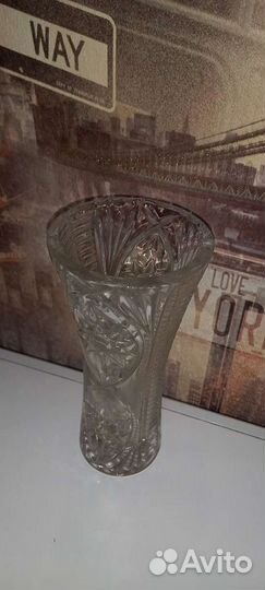Хрустальная ваза