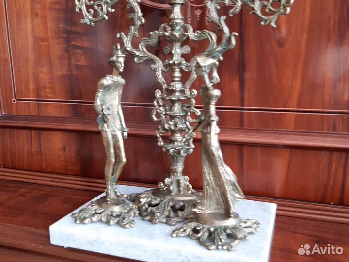 Бронзовый Подсвечник