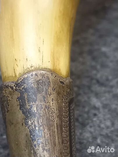 Рог Кубачи серебро 875 проба