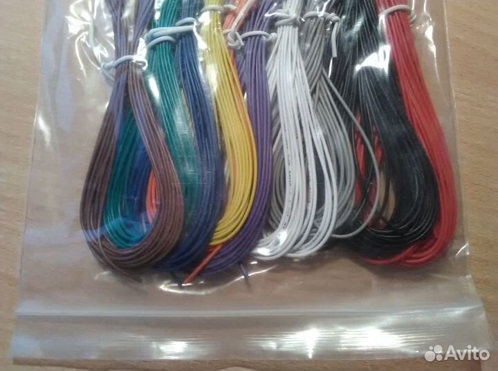 Набор цветного монтажного кабеля hengxing 0.35мм