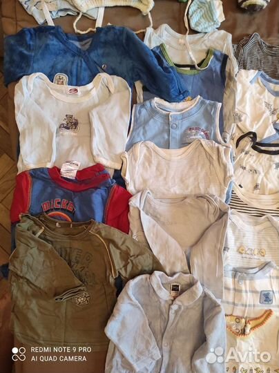 Вещи пакетом на мальчика 0-3 месяца