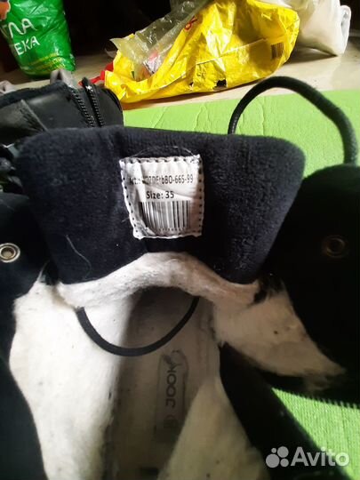 Ботинки зимние детские в хорошем состоянии 35 р