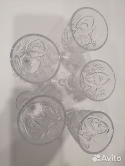 Рюмки на ножке хрусталь