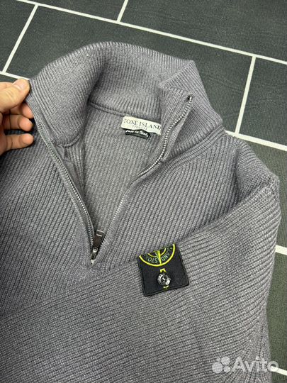 Свитер Stone island 1/4 zip (Оригинал )