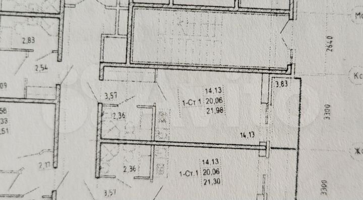 Квартира-студия, 22 м², 15/17 эт.