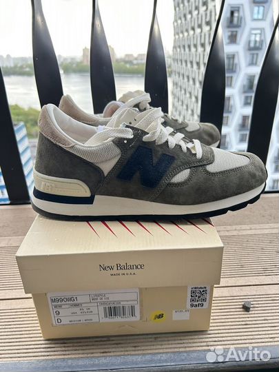 Кроссовки оригинал new balance 990 v1 41,5,UK8 1/2