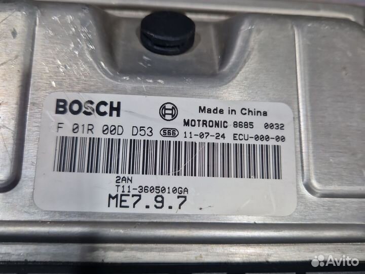 Блок управления двигателя тигго 1.8/ chery tiggo