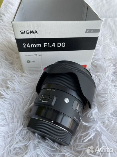 Объектив Sigma 24 mm 1.4 art на canon