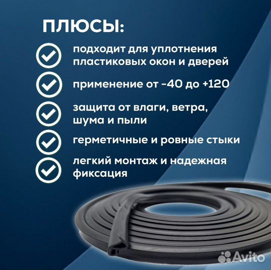 Уплотнитель для пластиковых окон
