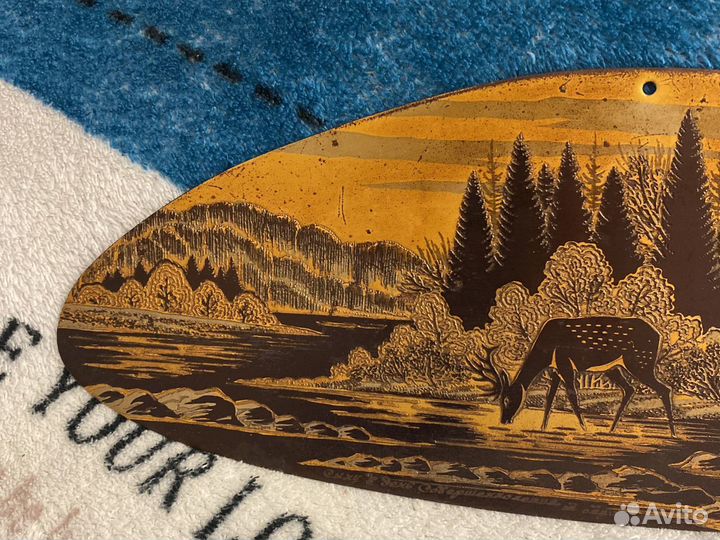 Златоустовская гравюра на стали «У таежной речки»