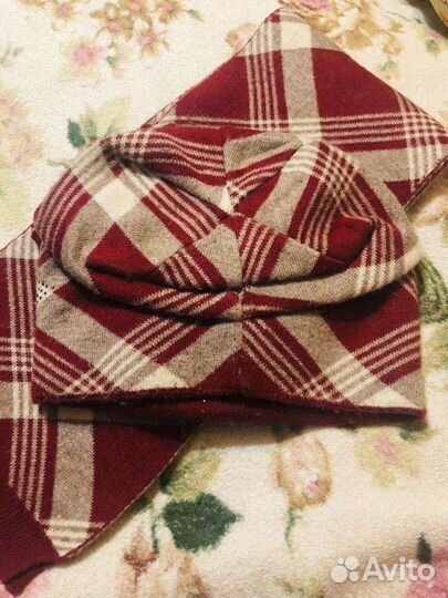 Шапка с шарфом женская