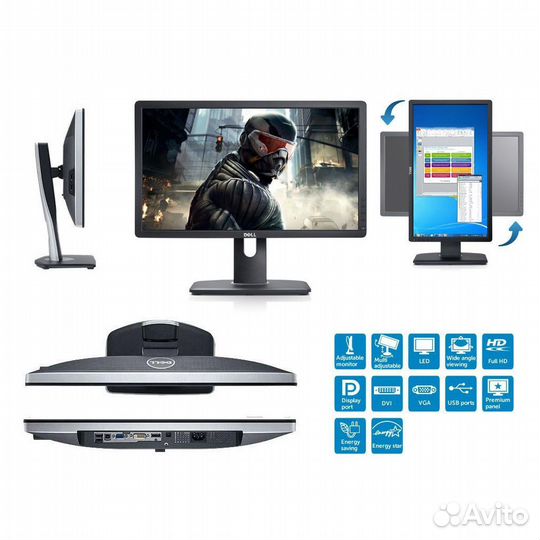 Игровой/офисный Монитор Dell u2212hmc