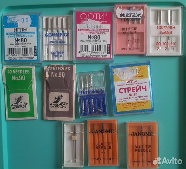 Иглы для швейных машин и запчасти