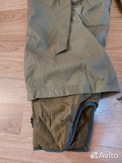 Новый ватный полукомбинезон штаны спецодежда 56