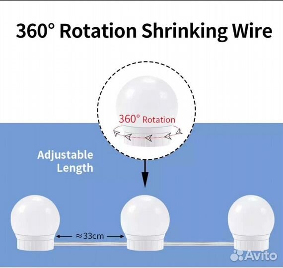 Лампы светодиодные для макияжа