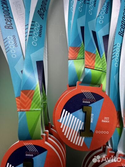 Ленты на медали с нанесением логотипа