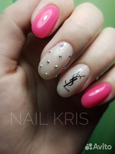 Наращивание ногтей, маникюр