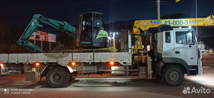 Кран 7т 20м борт 10т 7м