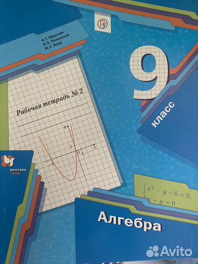 Рабочие тетради по алгебре и геометрии, 9 класс