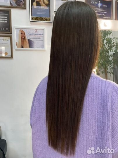 Кератиновое выпрямление
