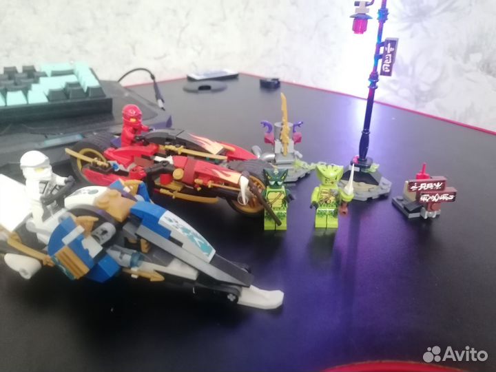 Lego Ninjago набор два понтовых байка