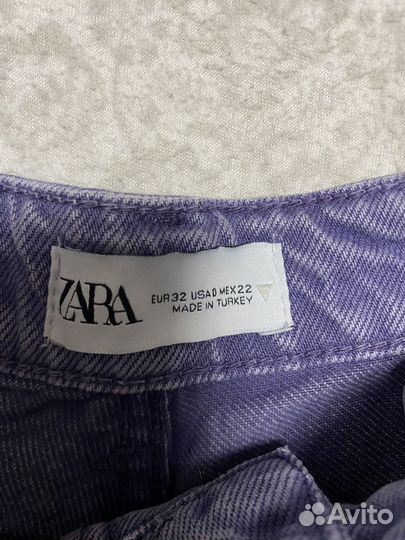 Джинсы zara прямые 32 размер