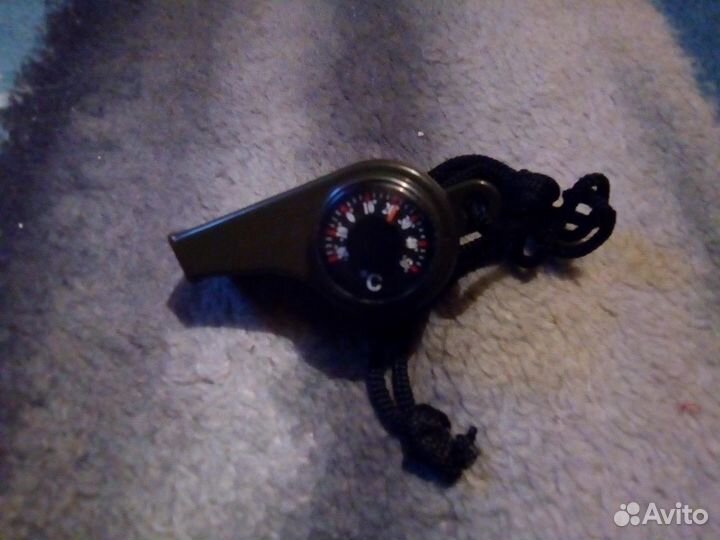 Свисток с компасом и термометром