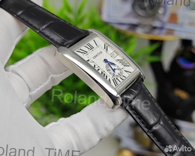 Часы мужские Cartier c гарантией год