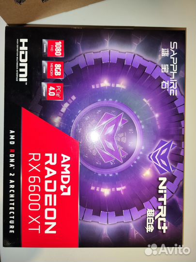 Видеокарта amd radeon rx 6600 xt