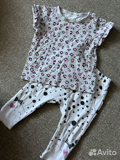 Вещи пакетом для девочки 80