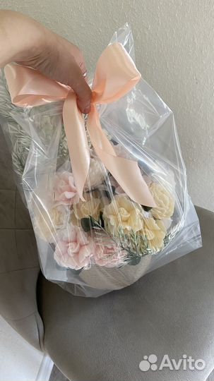 Букет цветов из мыла