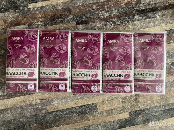 Платочки бумажны 10 шт