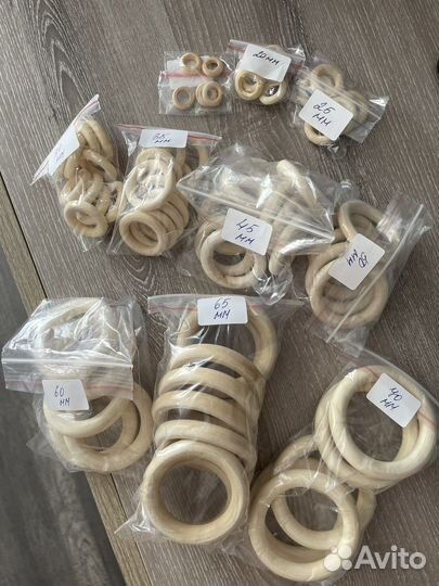 Деревянные кольца, деревянное кольцо, грызунок